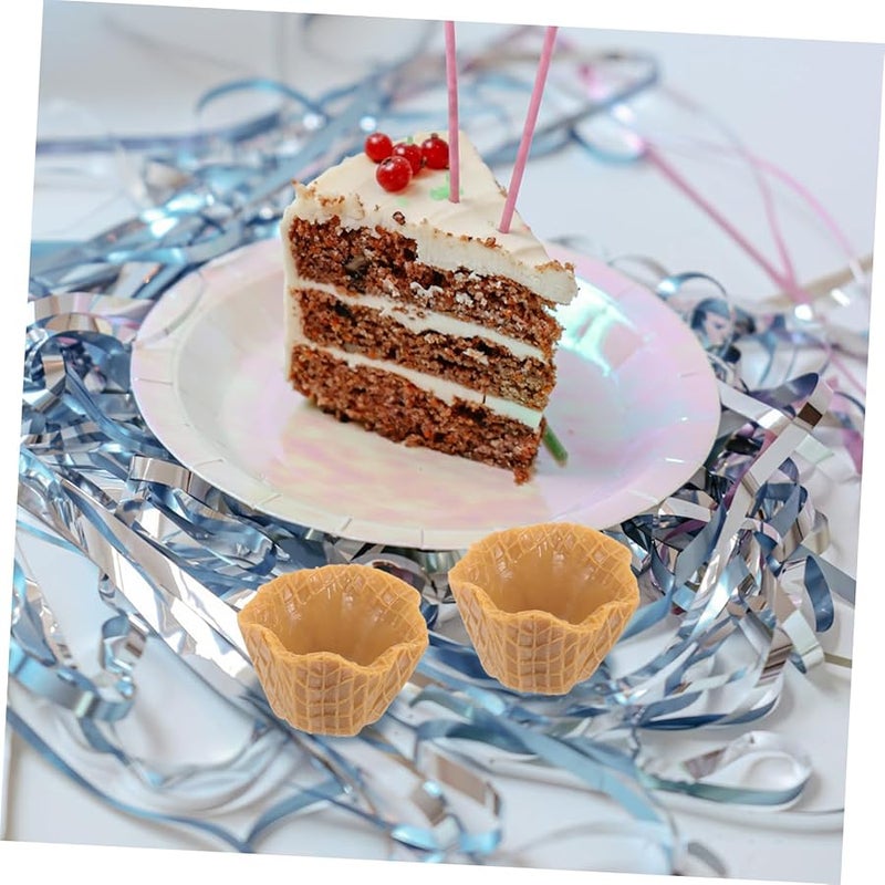 4Pcs Lifelike Artificial Cupcake Liners Fake Cake Decorations Photography Props - Image 4